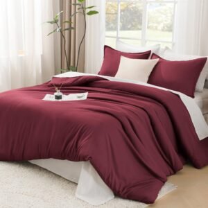 TODD GRIMES Comforter Set, Lightweight Solid Bedding Comforter Set, Fluffy Down Alternative Bed Set, Sage Green, King